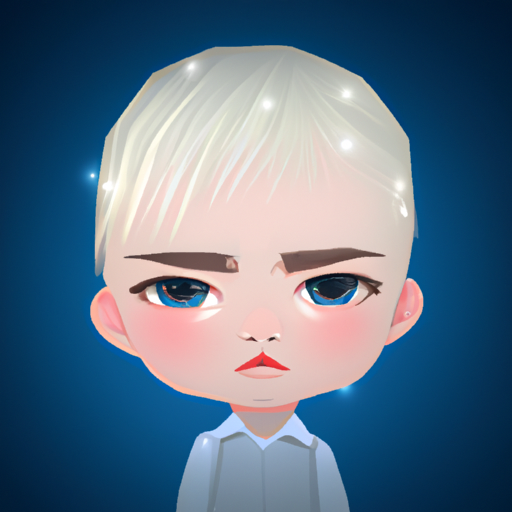 Cute boy, white hair, white shirt, masterpiece, high detail, super high resolution, 8K Generation style: secondary universal